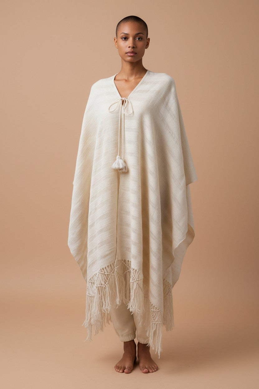 Handwoven Oaxaca Cotton Kaftan - Huipil