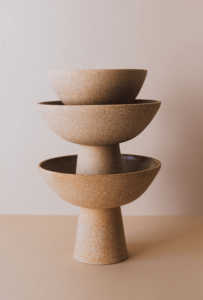 Rustic Tall Centerpiece Bowl