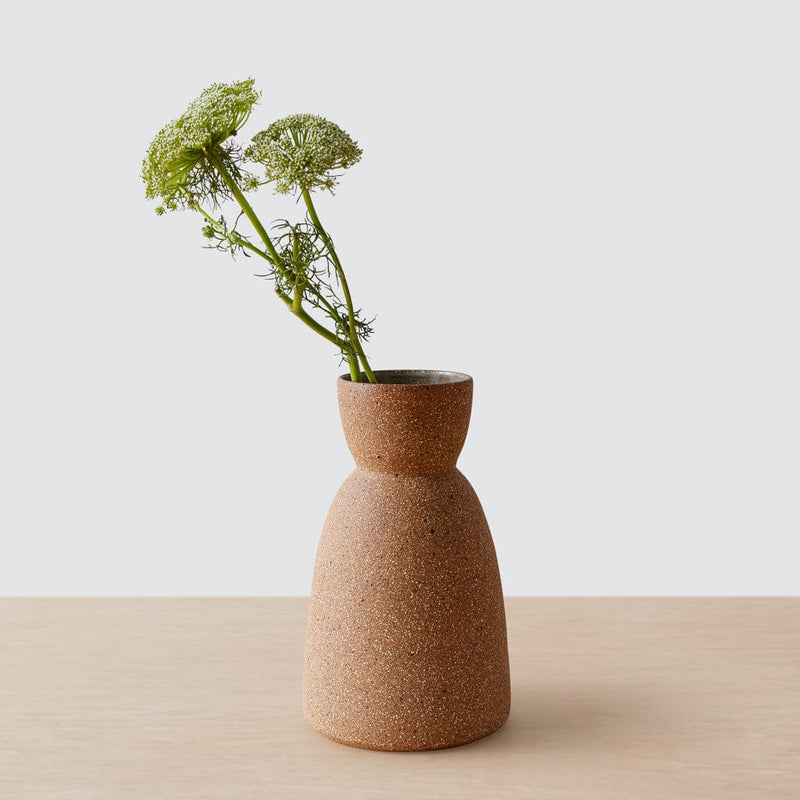 Handcrafted Terracotta Cork Clock Vase 