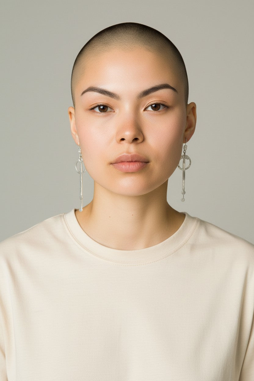 Geometric Long Dangle Earrings