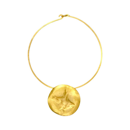 Moon Pendant Choker Necklace