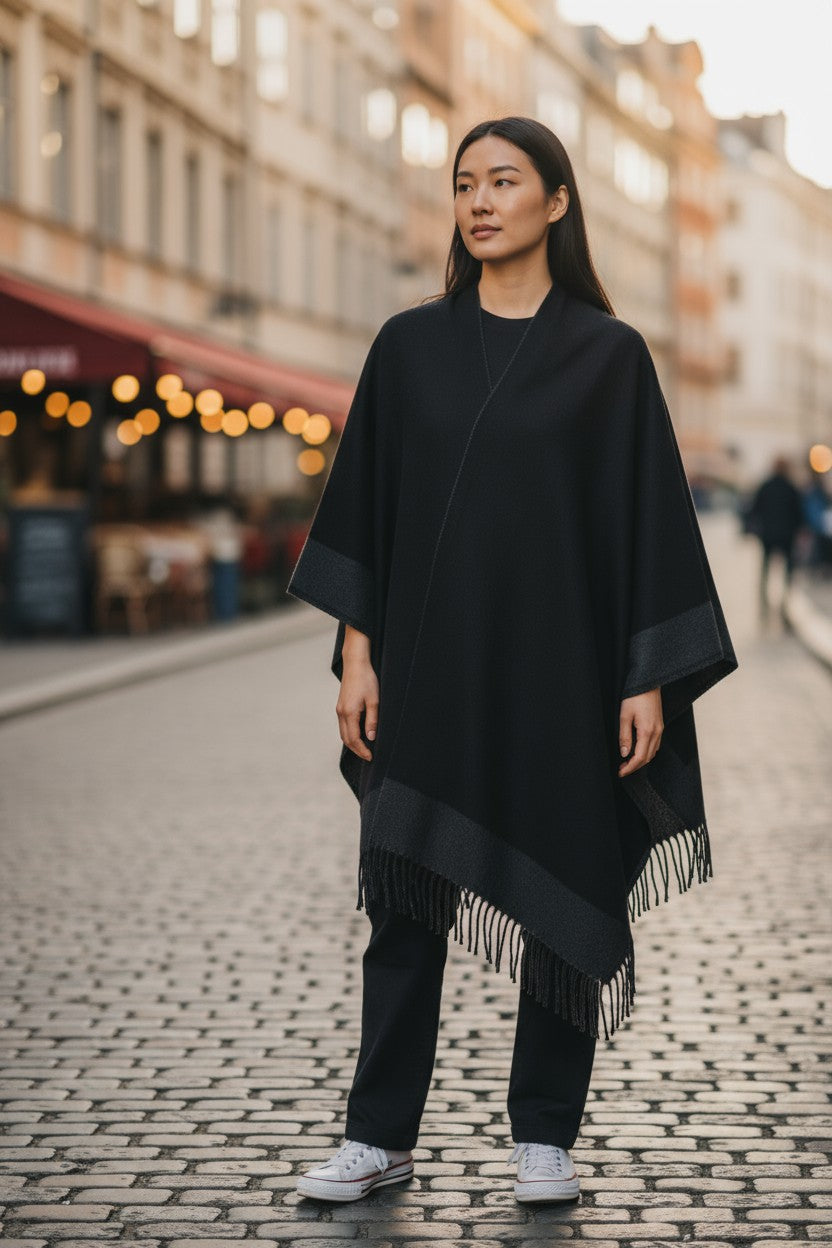 Reversible Ruana Wrap