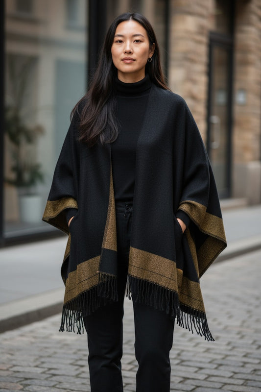 Reversible Ruana Wrap