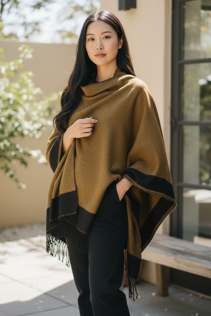 Reversible Ruana Wrap